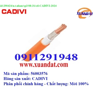 Cáp điện chống cháy Cadivi CV/FR-25