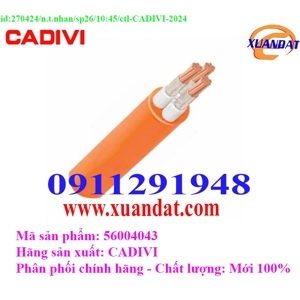 Cáp điện chống cháy Cadivi CXV/FR-3×120