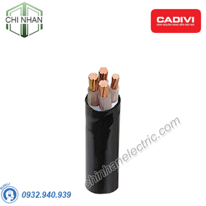 Cáp điện lực hạ thế 3 lõi pha + 1 lõi đất 0.6/1kV CADIVI CV CXV-3×300+1×150