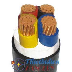 Cáp điện lực hạ thế 4 lõi 0.6/1kV CADIVI CV CXV-4×185