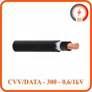 Cáp điện lực hạ thế có giáp bảo vệ 1 lõi 0.6/1kV CADIVI CV CVV/DATA-300