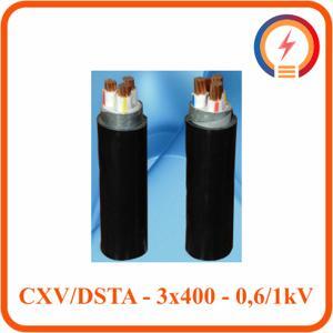 Cáp điện lực hạ thế có giáp bảo vệ 3 lõi 0.6/1kV CADIVI CV CXV/DSTA-3×400