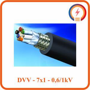 Cáp điều khiển 7 lõi 0.6/1kV CADIVI CV DVV-7×1