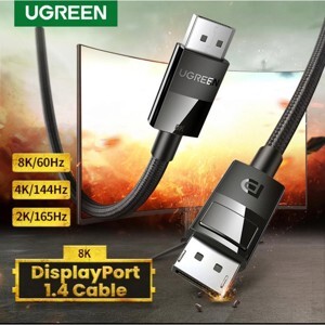 Cáp Displayport 1.4 dài 1m hỗ trợ 8K 60Hz Ugreen 80390