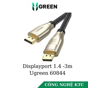 Cáp Displayport 1.4 dài 3m hỗ trợ 8K60Hz Ugreen 60844