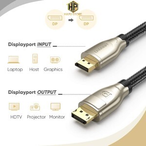 Cáp Displayport 1.4 dài 3m hỗ trợ 8K60Hz Ugreen 60844