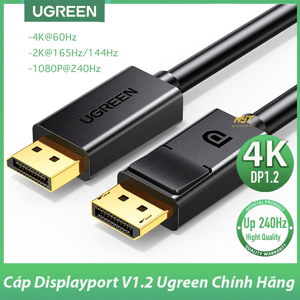 Cáp Displayport sang Displayport Ugreen UG-10212 3m