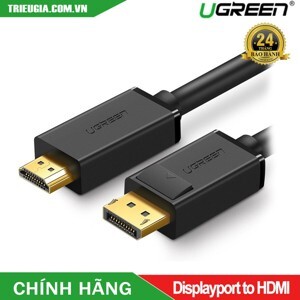 Cáp Displayport sang HDMI Ugreen 10238 dài 1m