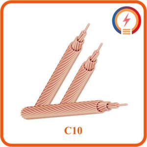 Cáp đồng trần C10 mm2 Cadivi