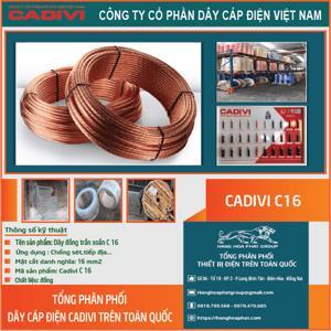 Cáp đồng trần C16 mm2 Cadivi