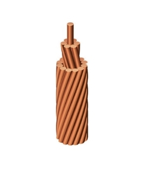 Cáp đồng trần ủ mềm ép chặt với cáp Cadisun CS CF120