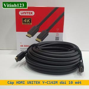 Cáp HDMI 10m Unitek Y-C142M