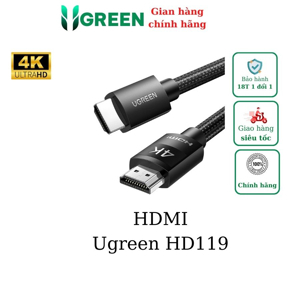 Cáp HDMI 1.4 dài 5M Ugreen bọc nylon 40103
