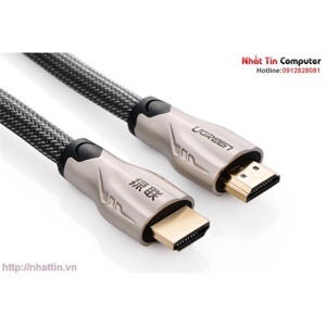 Cáp HDMI 1,5M bọc lưới chống nhiễu chính hãng Ugreen UG 11190