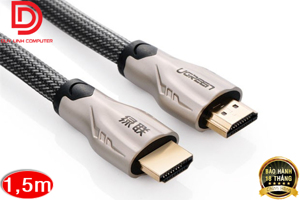Cáp HDMI 1,5M bọc lưới chống nhiễu chính hãng Ugreen UG 11190