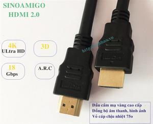 Cáp HDMI 2.0 dài 1.5M Sinoamigo SN41002