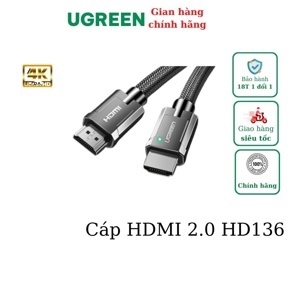 Cáp HDMI 2.0 dài 3m chuẩn 4K@60MHz Ugreen 70325