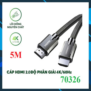 Cáp HDMI 2.0 dài 5m chuẩn 4K@60MHz Ugreen 70326