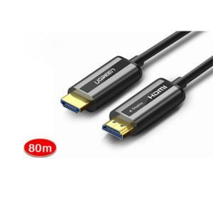 Cáp HDMI 2.0 sợi quang dài 80m Ugreen 50221