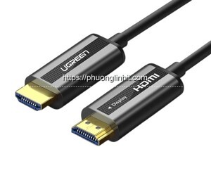 Cáp HDMI 2.0 sợi quang dài 80m Ugreen 50221