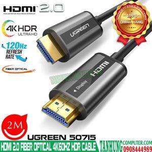 Cáp HDMI 2.0 sợi quang Ugreen 50715