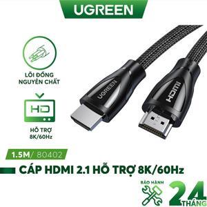 Cáp HDMI 2.1 dài 1.5m chuẩn 8K 60MHz Ugreen 80402