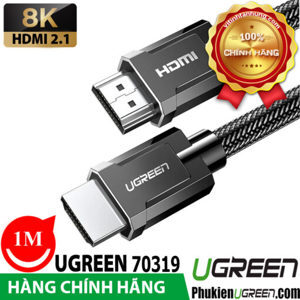 Cáp HDMI 2.1 dài 1m chuẩn 8K@60MHz Ugreen 70319