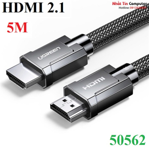 Cáp HDMI 2.1 dài 5M Ugreen cao cấp 50562 độ phân giải 8K/60HZ