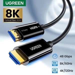 Cáp HDMI 2.1 sợi quang 10M Ugreen 8K 4K cao cấp 80406