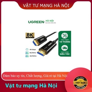 Cáp HDMI 2.1 sợi quang 10M Ugreen 8K 4K cao cấp 80406