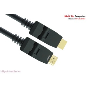 Cáp HDMI 2m đầu xoay 180 độ hỗ trợ full HD 4Kx2K chính hãng Ugreen 10126