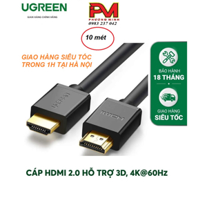 Cáp HDMI dài 10m Ugreen UG-10110