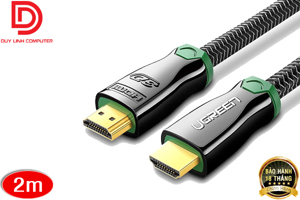 Cáp HDMI dài 2m bọc lưới chống nhiễu Ugreen 10292