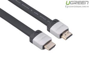 Cáp HDMI dẹt 1M Ugreen hỗ trợ 3D, 4K UG-10259