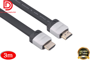 Cáp HDMI dẹt 3M Ugreen hỗ trợ 3D, 4K UG-10262