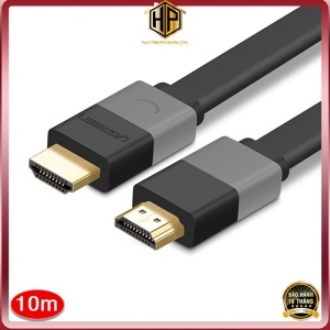 Cáp HDMI dẹt vỏ nhựa trợ 3D 4K Ugreen 30114 10m