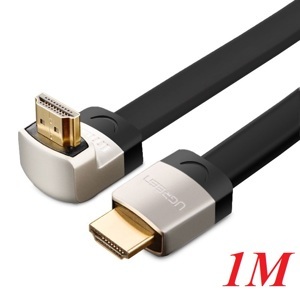 Cáp HDMI mỏng bẻ góc down 90 độ Ugreen 10281 1m