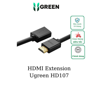 Cáp HDMI nối dài 5M hỗ trợ 4K 2K chính hãng Ugreen 10146