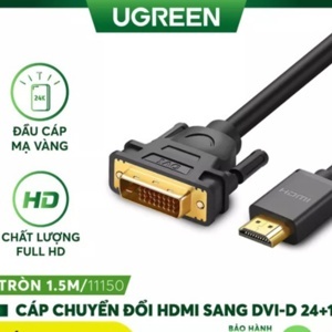 Cáp HDMI sang DVI 24+1 Ugreen 10135 dài 2m