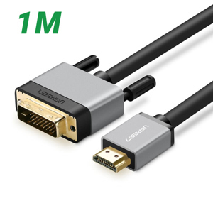 Cáp HDMI to DVI 24+1 Ugreen 20885 - 1m