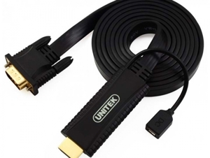 Cáp HDMI to VGA Unitek Y-5303