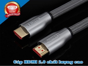 Cáp HDMI Unitek Y-C136RGY - 1m