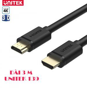 Cáp HDMI Unitek Y-C139U - 3m