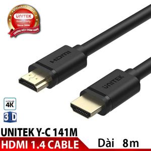 Cáp HDMI Unitek Y-C141M - 8m