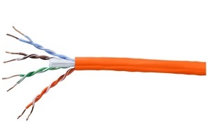 Cáp Hosiwell Cat 6 UTP 30022-OR-LSZH