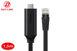 Cáp lập trình Console Type C to RJ45 dài 1.5m FTDI Ugreen 80186