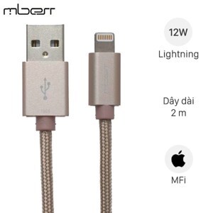 Cáp Lightning MFI 2 m Mbest DS287-WB