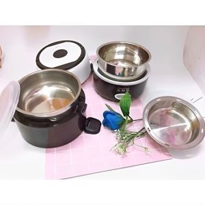 Cặp lồng giữ nhiệt 3 tầng lồng inox 2.1L