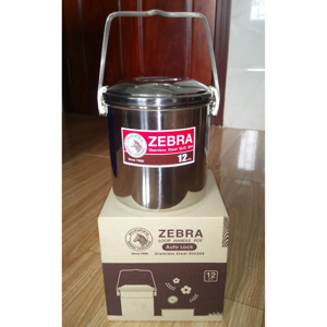 Cặp lồng Zebra 151624 - 12cm có ngăn sâu lòng