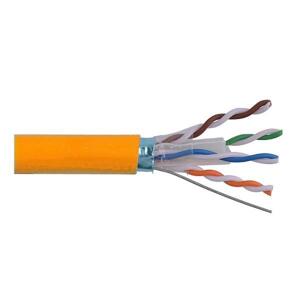 Cáp mạng 4 đôi LS CAT.5e F/UTP copper (FTP-E-C5G-E1ZN-X 0.5X4P/OR, LSZH, Orange)